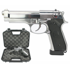 Krownland M92A1 CO2 Air Pistol Silver Finish